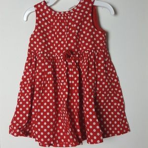 🎈SALE 🎈3 FOR $15  -  H&M Red Polkadot Dress